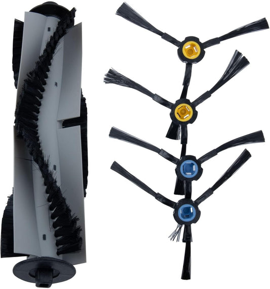 Jonikuper Essential Cleaning Tools - Set di spazzole a rullo di ricambio e spazzole laterali per Silvercrest SSR1 SSRA1, compatibile con modelli di ricambio