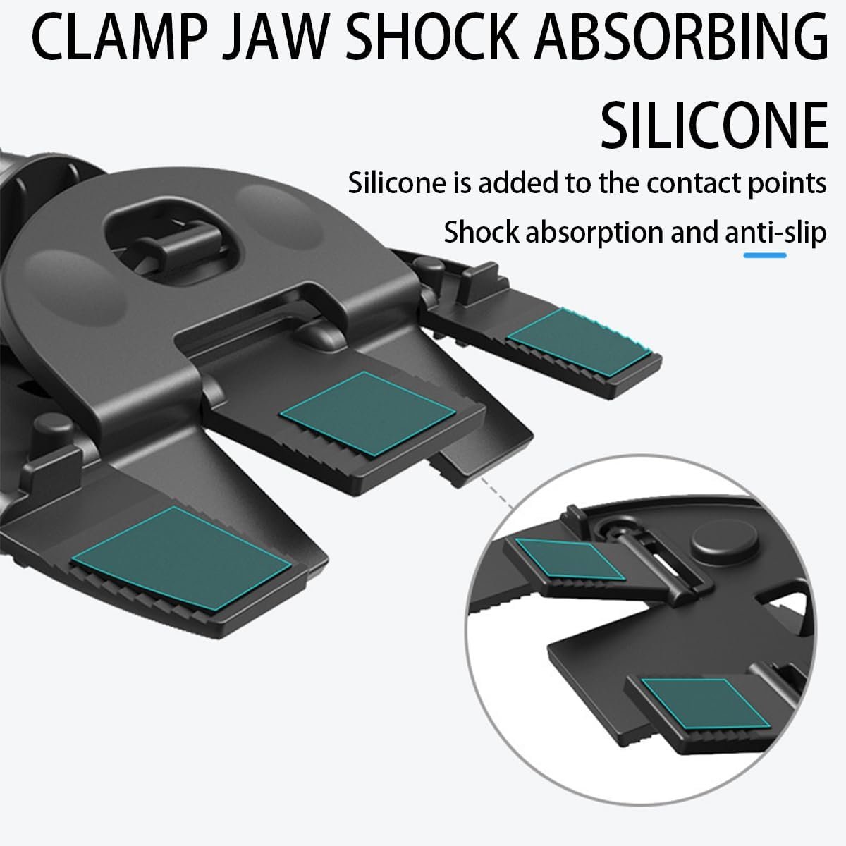 JNNJ Universal One Touch Car CD Slot Phone Holder (Grey)