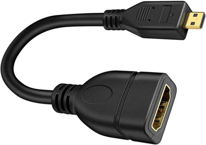 4K MicroHDMI Male to Female Converters for High Video Streaming for Multiple Devices