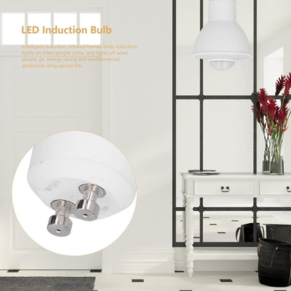 Motion Sensor Light Smart Bulb - Infrared Body Sensing GU10 Bulb, 5W 500LM LED, AC100-240Volt White Light for Indoor Lighting