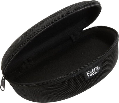 Klein Tools 60176 Safety Glasses Case, Hard Eye Protection Case with Zipper Closure