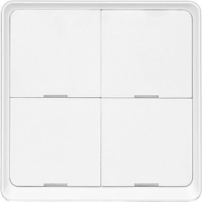 uikios Intelliegent Home Multiple Scene Controller 4 Button Compact Remote Wall Mountable House Automation Switches for House