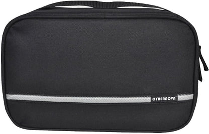 CYBERNOVA Multi-Functional Waterproof Compact Hanging Cosmetic Travel Bag Toilet Bag Toiletry Bag Washbag Organizer Kits/Cosmetic Pouch/Personal Care Hygiene Purse (Black)