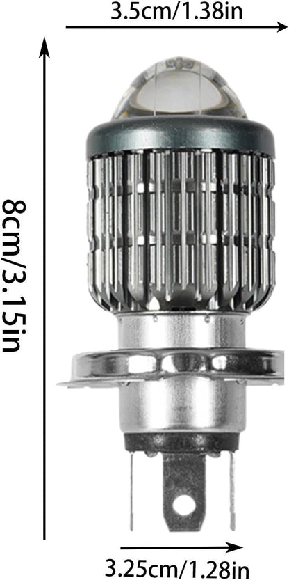 Générique LED Headlight Motorcycle, High Brightness LED Driving Lights, Resistant Design, Efficient & Long Lasting, Waterproof, GuideBulb Replacement Parts, Accessories, 1-Pack