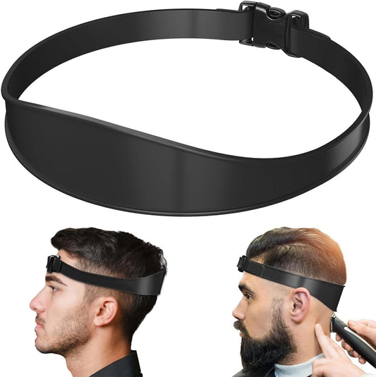 KSJEHW Neck Shaving Template Hair Cutting Guide Silicone Curved Silicone Hair Cutting Model for Household Hair