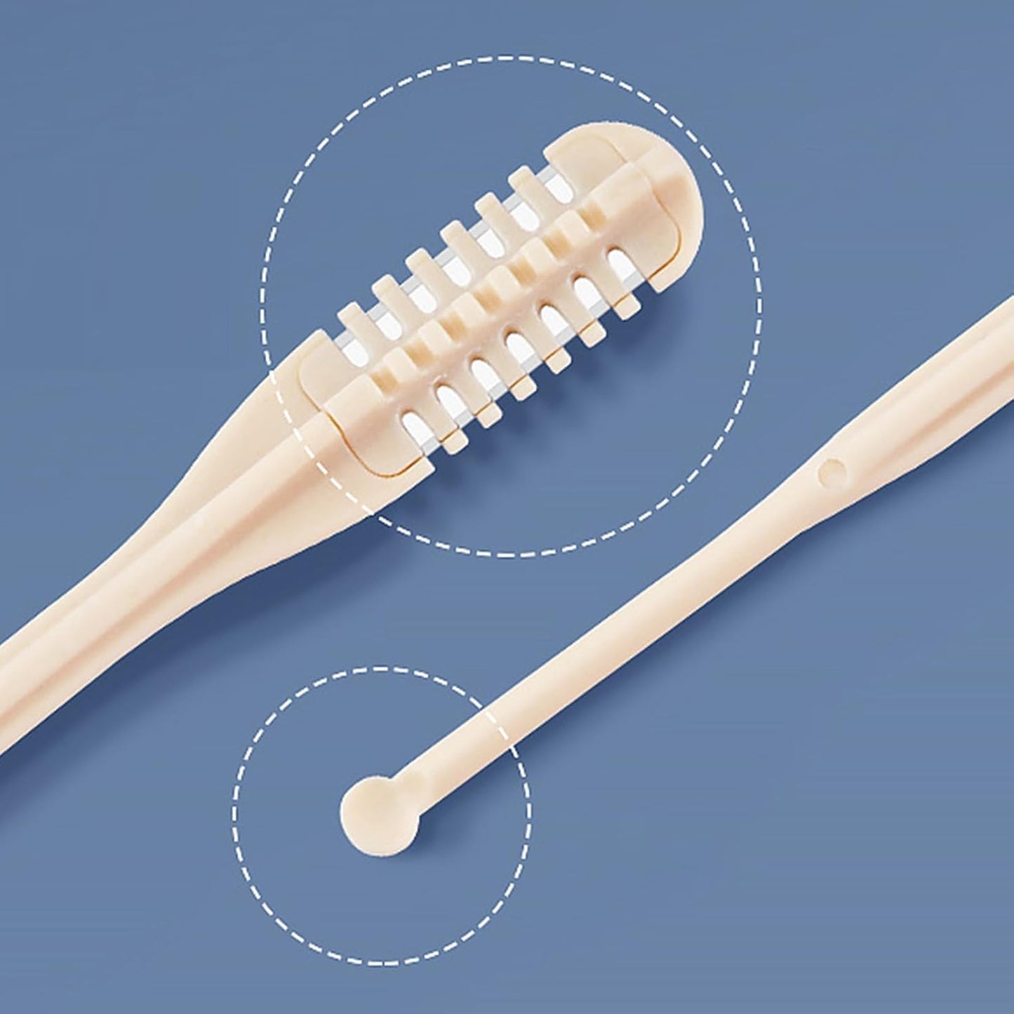 Nose Hair Cutter, Grooming Tool, Manual, 2X Precision, Rotating Nose Hair Removal Scissors, Safe Portable Trimmer for Men, Women, Adults, Personal Hygiene and Facial Car, 3.66 inches