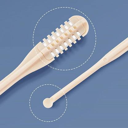 Nose Hair Cutter, Grooming Tool, Manual, 2X Precision, Rotating Nose Hair Removal Scissors, Safe Portable Trimmer for Men, Women, Adults, Personal Hygiene and Facial Car, 3.66 inches