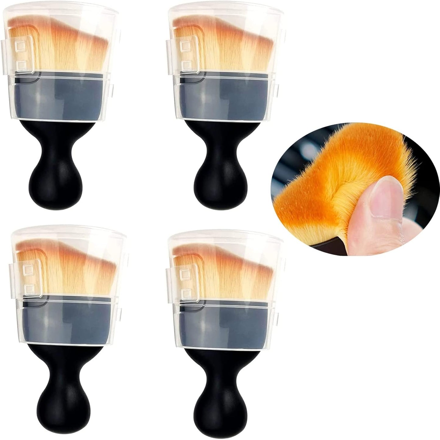 Pureadee 4PCS Car Interior Cleaning Tool, Zabernim Car Cleaning Tool, Zabernim Car Brush, Car Cleaning Brush Interior, Car Interior Cleaning Tool Brush, Zabernim Car Interior Cleaning Tool