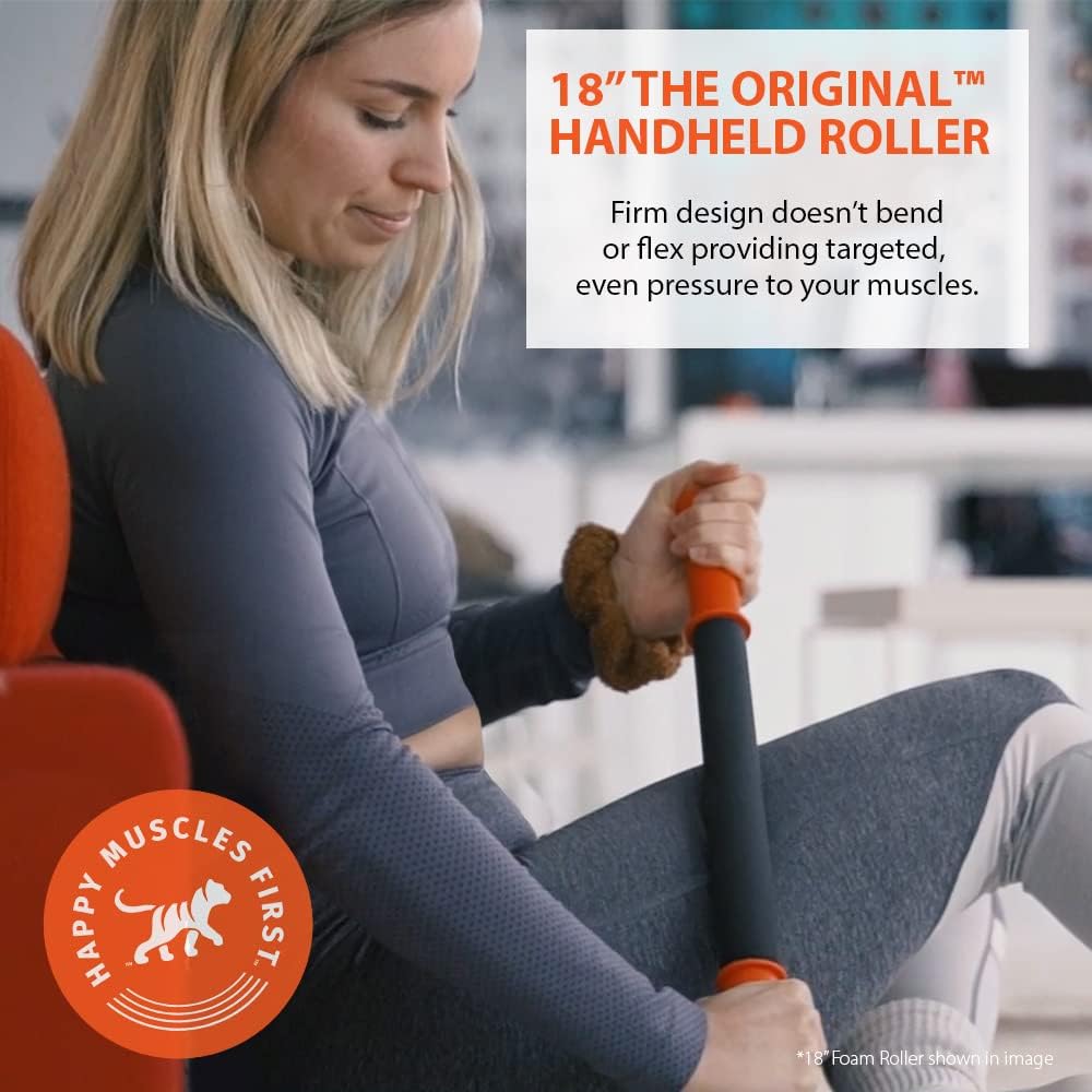 Tiger Tail The Original - Muscle Roller Massage Stick Portable Foam Roller - Helps Relieve Pain, Sore Muscles, Muscle Knots