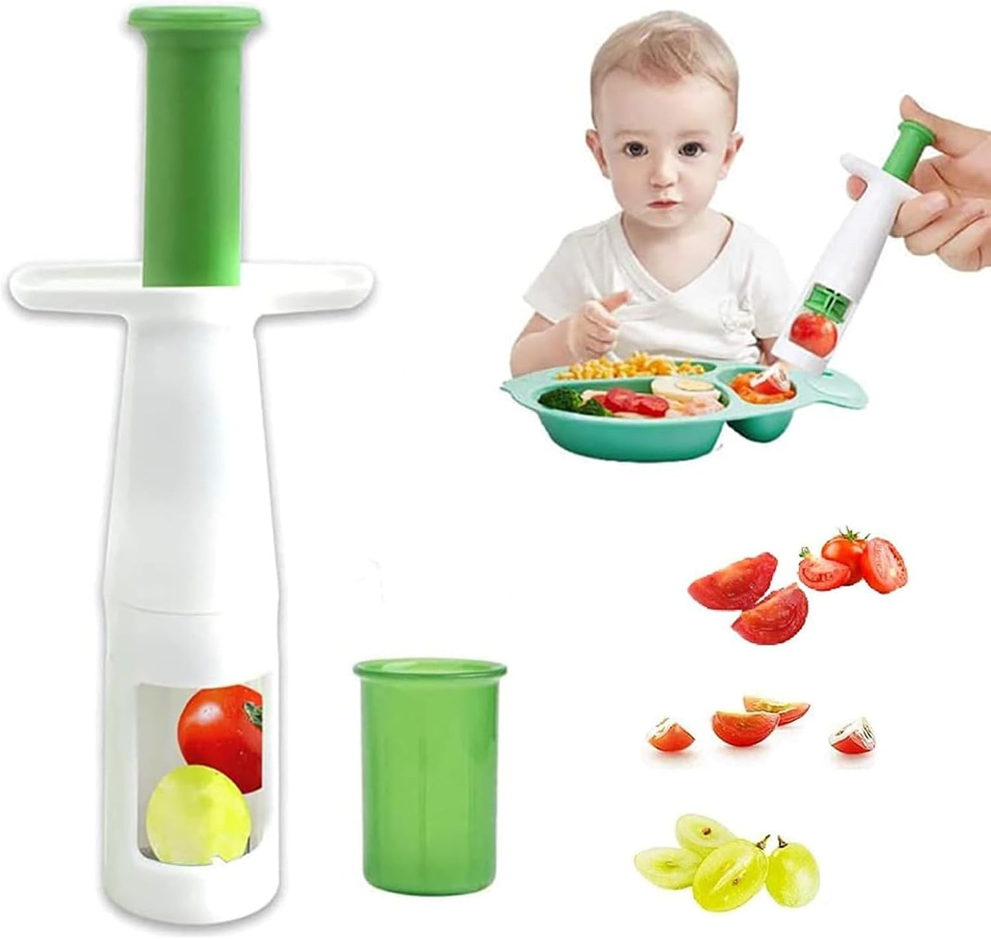 Grape Cutter Slicer Tomato Slicer - Kitchen Gadget Tool Auxiliary Baby Kitchen Food Vegetable Fruit