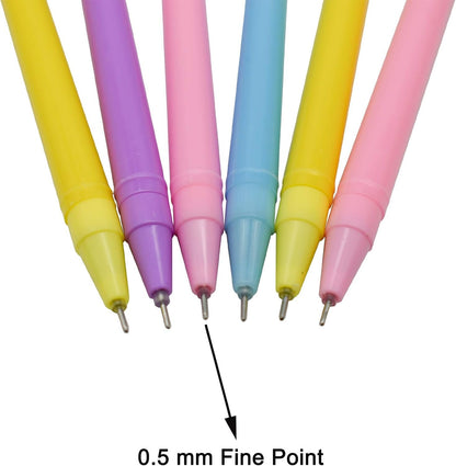 Maydahui 12PCS Alpaca Gel Pen Cartoon Sheep Llama Animal Pens Cute Colorful Writing Pen Black Ink for School Office Stationery Supplies