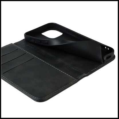 iPhone 15 Pro Max Wallet Case FROLAN Premium PU Leather with Credit Card Holder Slot Flip Drop Protection Shockproof Cover 6.7 Inch(Black)