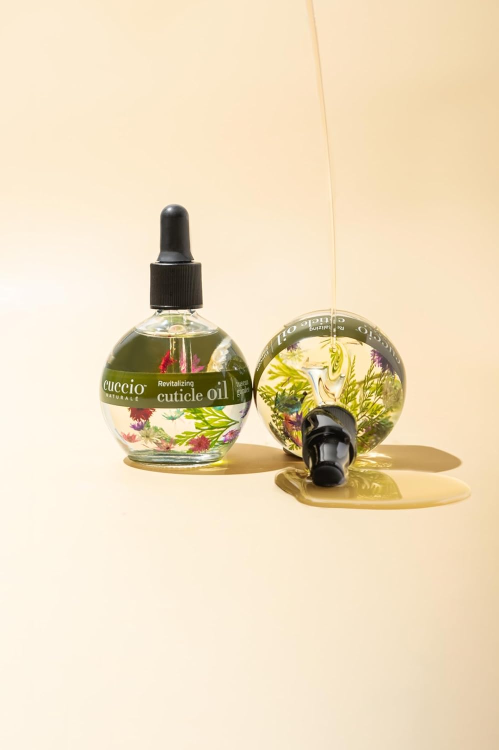 Cuccio Naturale Italian Garden Collection Revitalizing Cuticle Oil – Tuscan Garden with Hawthorn & Wild Daisy – Hydrating and Nourishing Cuticle Oil for Stronger, Healthier Nails – 2.1 oz