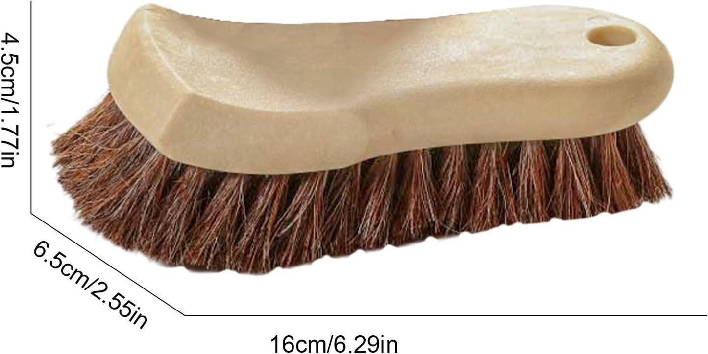 Horse Hair Detailing Brush, Long Bristle Cleaning Tool, Car Interior Applicator, Soft Multifunctional Brush, Gentle on Surfaces, Made of Horsehair Material, 6.3x2.56x1.77in