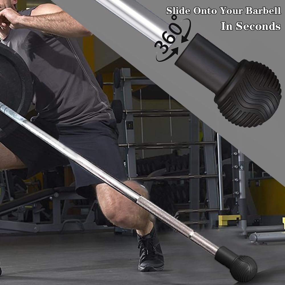 KONGISS Landmine Attachment for Barbell, Turn Any Surface into a Barbell Landmine Exercise-Press, Row, Spin, Rotation, t bar Row and More, Fits 2'' Olympic Bars