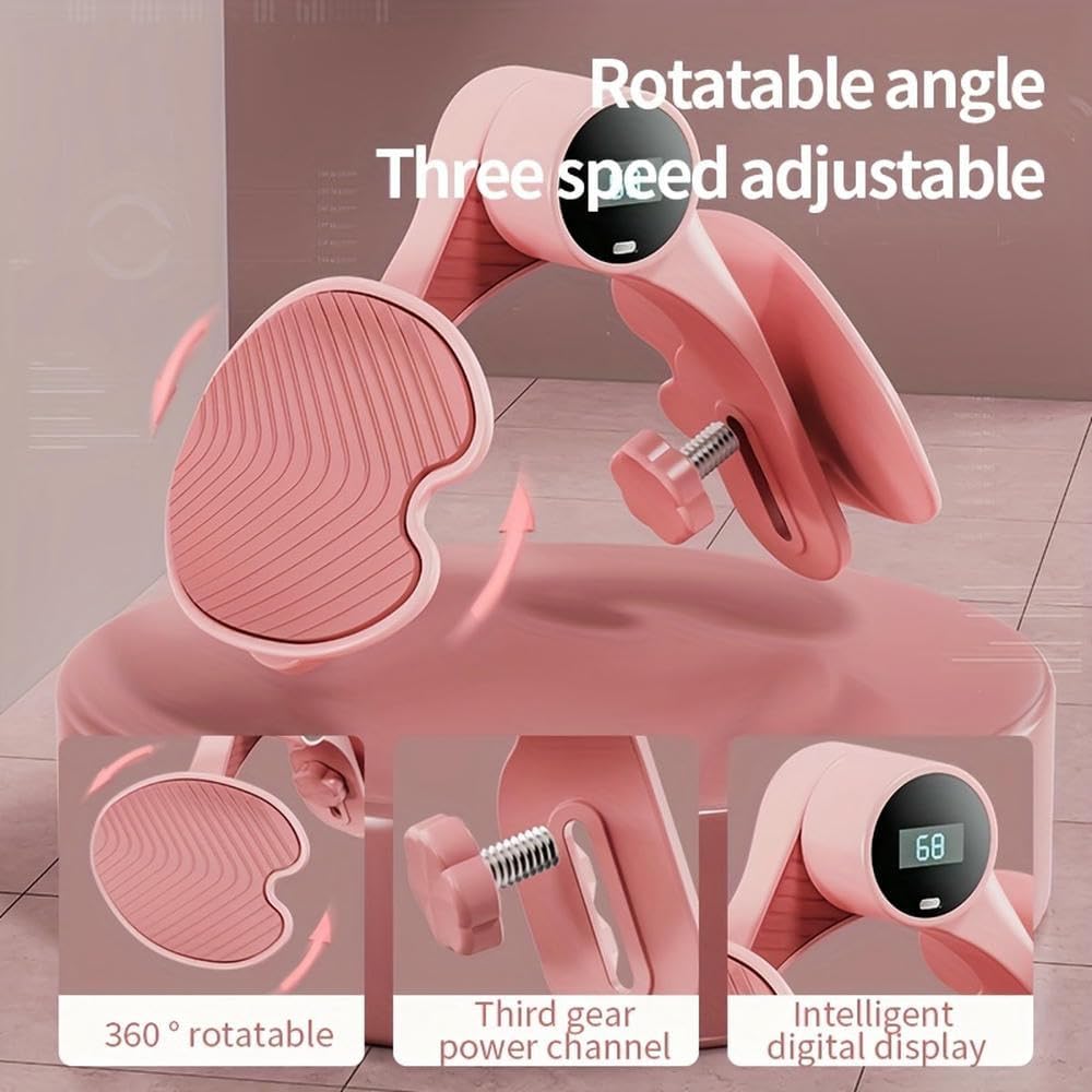 ZBDZSW Smart Pelvic Floor Muscle Trainer Postpartum Restoration Leg Fitness Attrezzatura di conteggio Multifunzionale Glutei Cosce