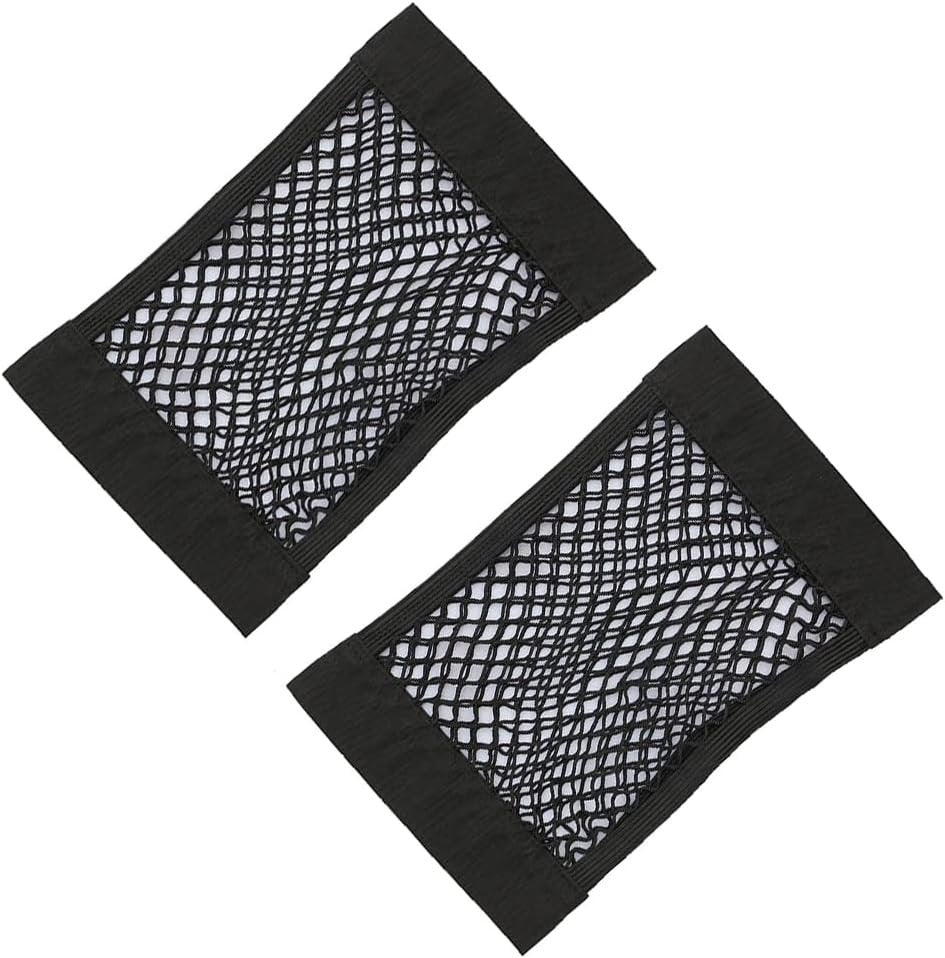 Storage Net for Car Trunk, Automotive Cargo Net for Truck Bed Elastic Nylon Mesh Universal Rear Car Organizer Net Car Seat Travel Bag Trunk Storage Roof Bag Mesh Pouch Bag