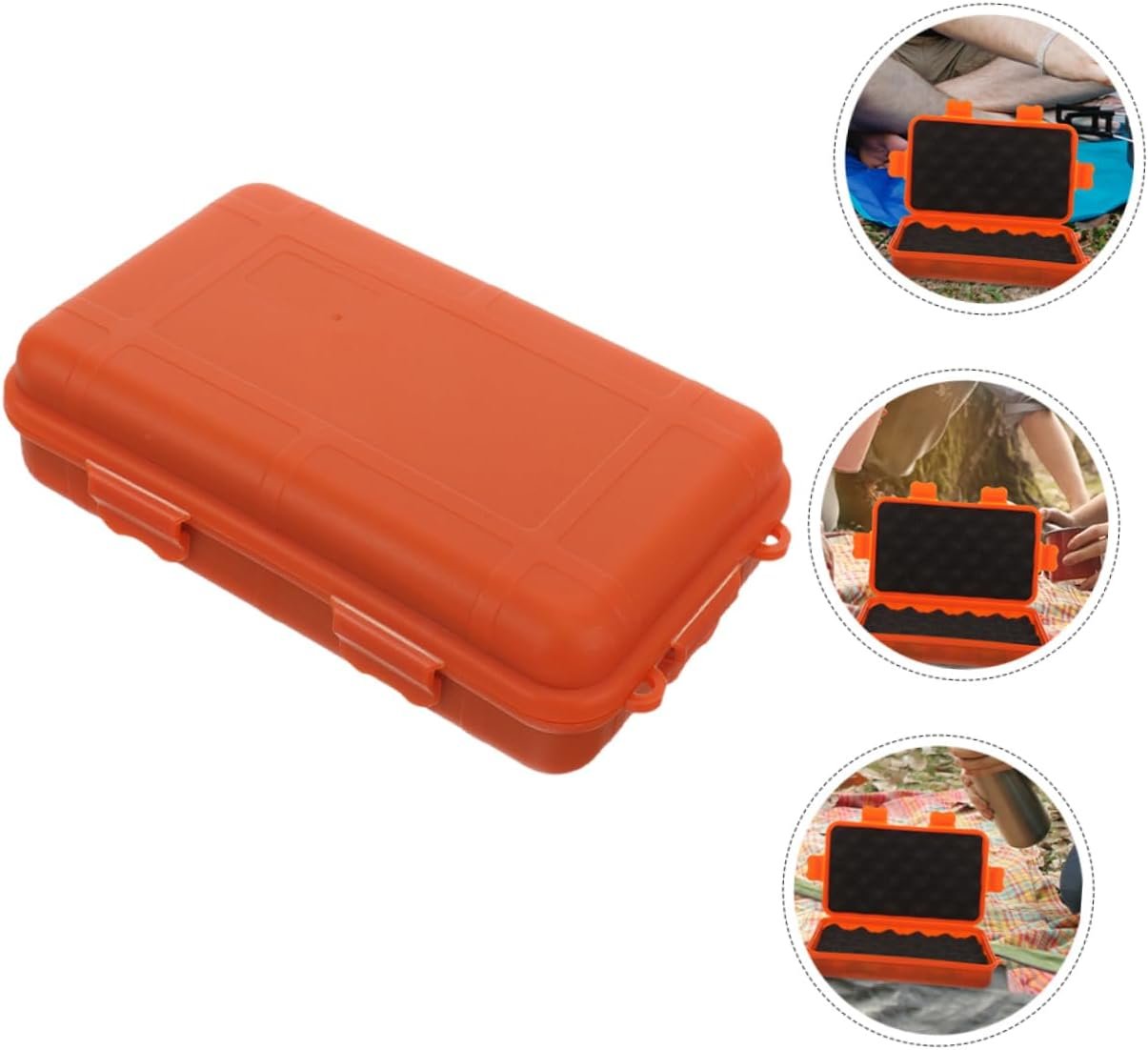PACKOVE Outdoors Storage Box Survival Supplies Survival Device Organizer Compact