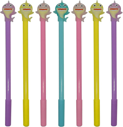 Maydahui 12PCS Cartoon Shark Gel Pen Cute Dolphin Pens Black Ink for Students Stationery School Supplies