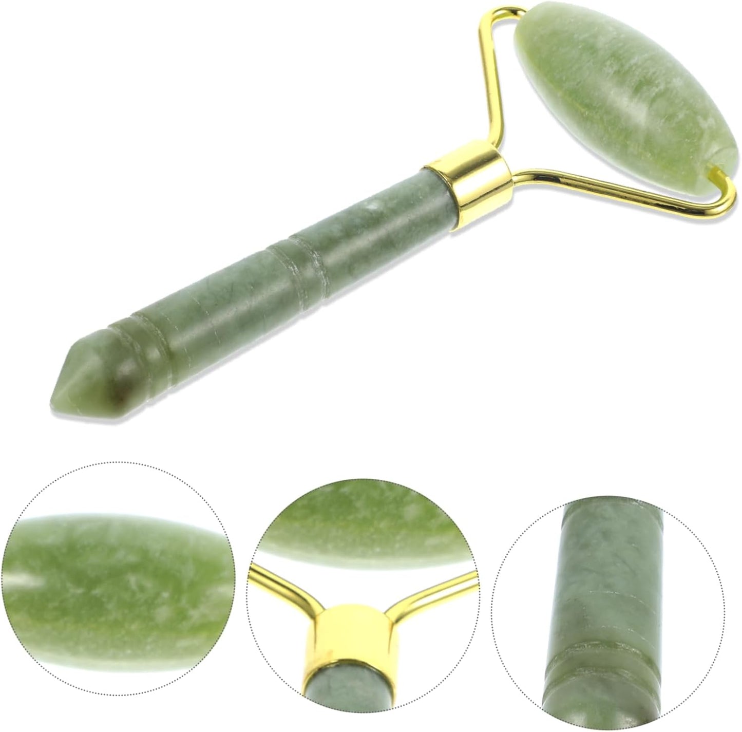 WOFASHPURET Aging Jade Roller Skin Care Massager for Face Puffiness Relief Comfortable Grip Face Massage Tool for Redness Migraine Relief present for Friends and Family
