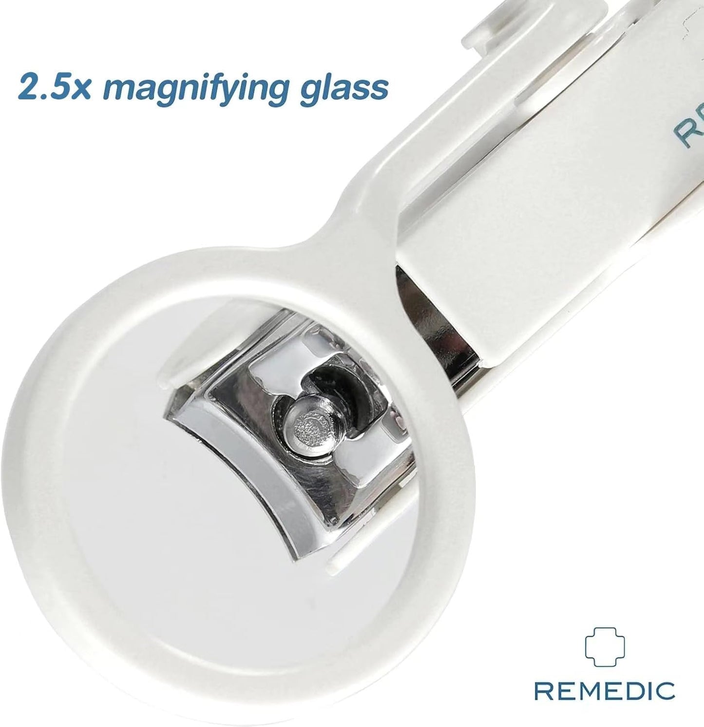 Extra Large Nail Clippers with Magnifier for Fingernails & Toenails – Arthritis-Friendly Grip - Perfect for Elderly & Low Vision Users – professional quality - sharp blades for precise cutting