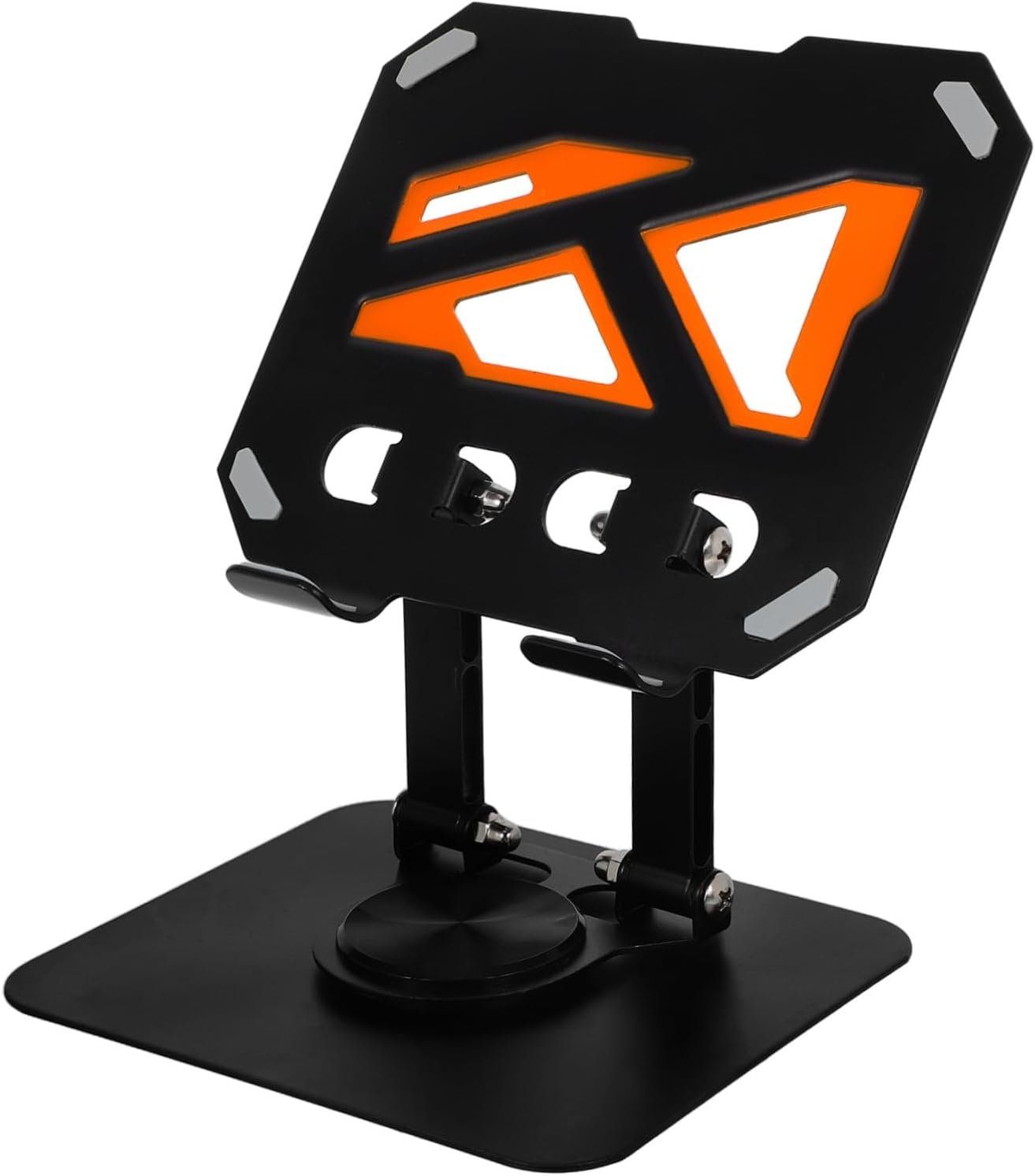 FONDOTIN Foldable Tablet Holder Stand: -Slip Desktop Stand Portable Holder for Office Entertainment and Travel Black