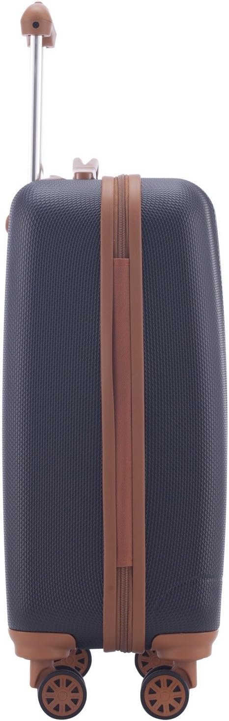HAUPTSTADTKOFFER - Wannsee - Hand Luggage - Set of 2 Trolleys, Hardshell Cabin Trolley 58.5 cm, TSA, dark blue, Hand Luggage Sets