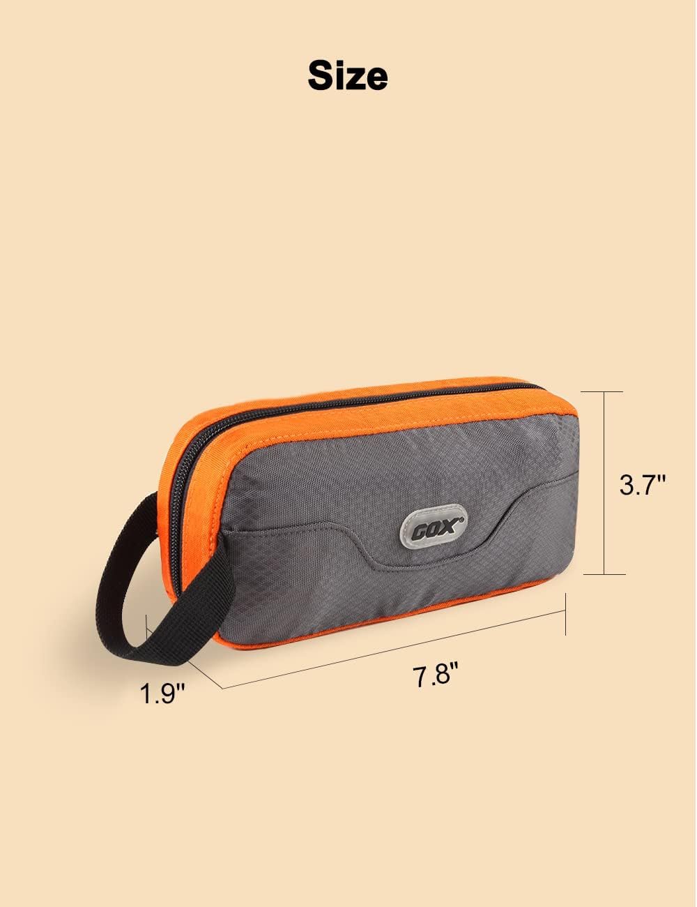 GOX Travel Toiletry Bag Dopp Kit Case for Men Multifunction Packing Organizer Pouch