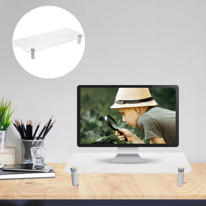 CIYODO Monitor Riser Stand with Feet Desktop Laptop Holder for Efficient Workspace Organization Durable and Elegant Design