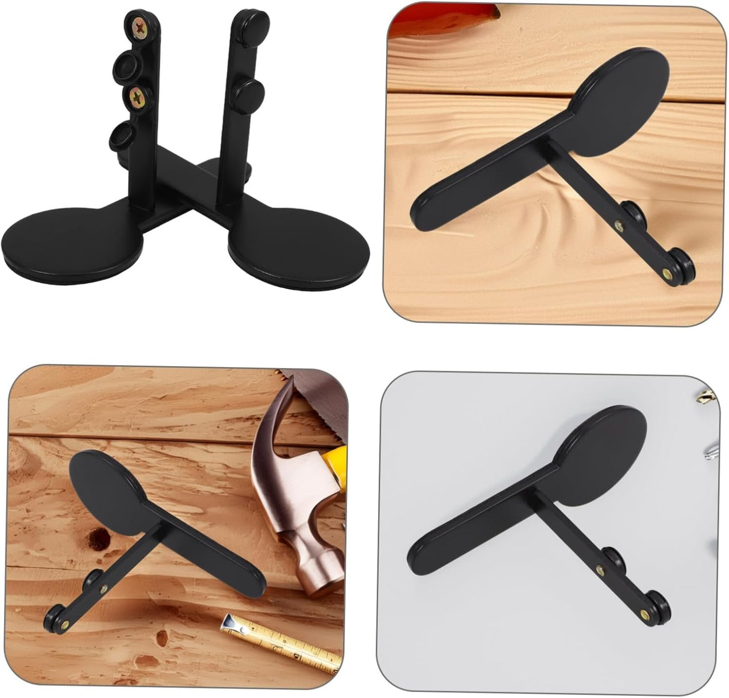 OSALADI Stable Metal Pegboard Bracket for Desk Easy Install Desk Mount Kit Perfect for Workspace Organization and Display