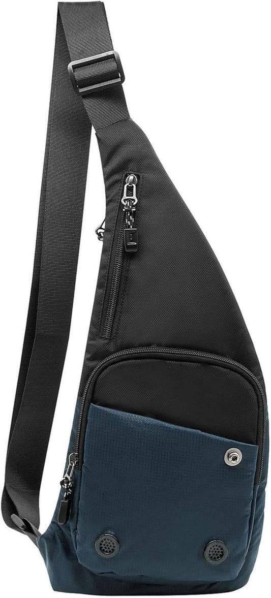 Sling Bag Fashion Crossbody Personal Pocket Bag Sport Chest Slim Shoulder Bag Casual Daypack for Men Women Travel Outdoor