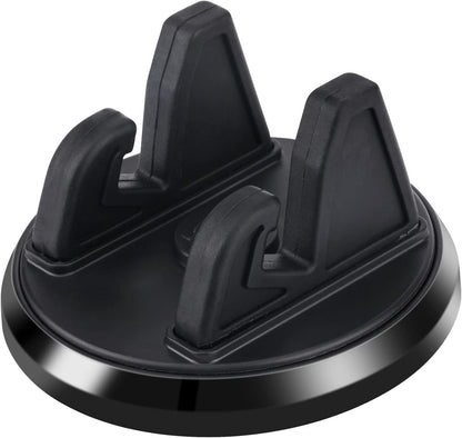 KINBOM Universal Mobile Phone Holder, 360° Arbitrary Rotation Car Phone Holder Dashboard Silicone Non-Slip Dashboard Phone Holder for Car Dashboard (Black)