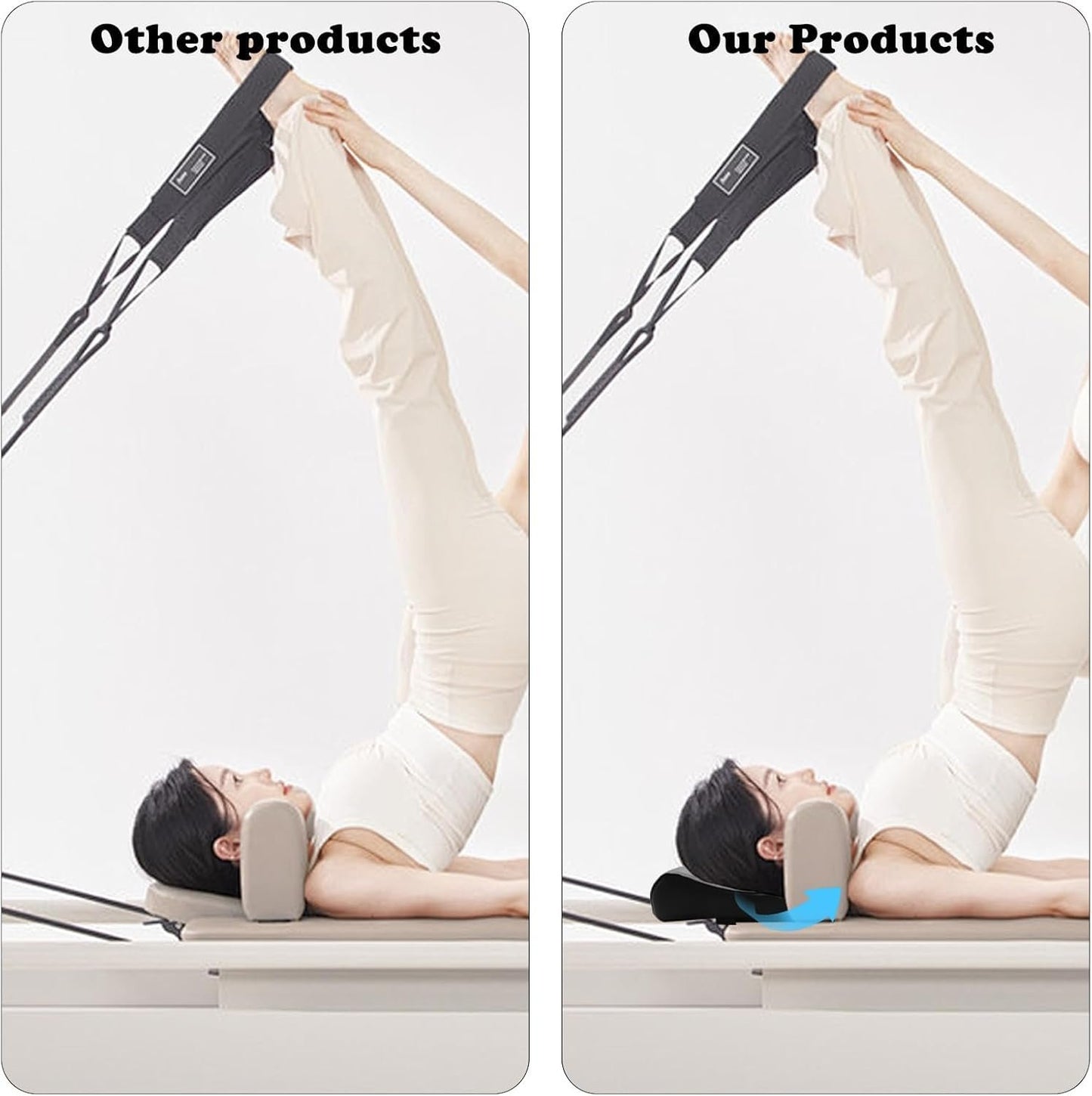 Yoga Mat Pilates Assist Headrest Pilates Reformer Accessories, Pilates Reformer Supplies, Pilates Reformer Partner Pilates Reformer Cover, Home Pilates Reformer Suitable for Home Use and Gym Use
