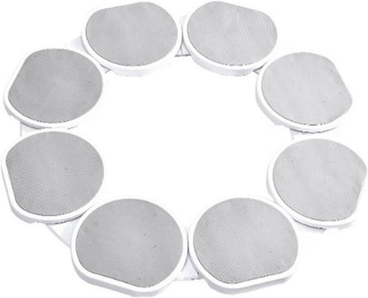 Turntable for Dining Table, 360 Degree Rotation Round Serving Plate Tabletop Rotating Tray, Silent & Smooth Spin, Expandable Large Capacity Kitchen Turntable for Dining, Parties