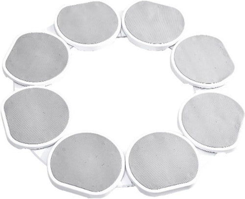 Turntable for Dining Table, 360 Degree Rotation Round Serving Plate Tabletop Rotating Tray, Silent & Smooth Spin, Expandable Large Capacity Kitchen Turntable for Dining, Parties