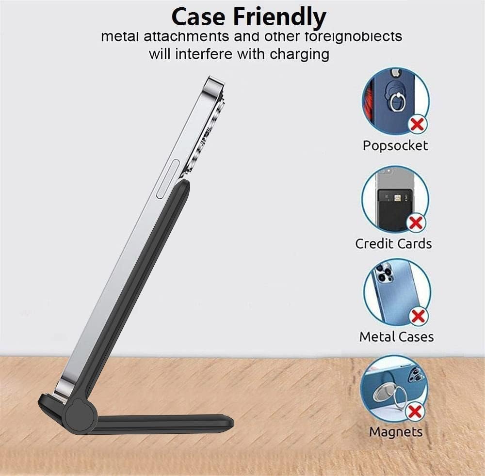 VNBBT 2 in 1 Wireless Charger, 20W Fast Wireless Charging Stand Dock for iPhone 16 Pro Max/16/15/15 plus/14/13/12/11/XS/XR,AirPods 4/3/Pro 2,Samsung Galaxy S24/S23/S22/S21/Note,Galaxy Buds, Black