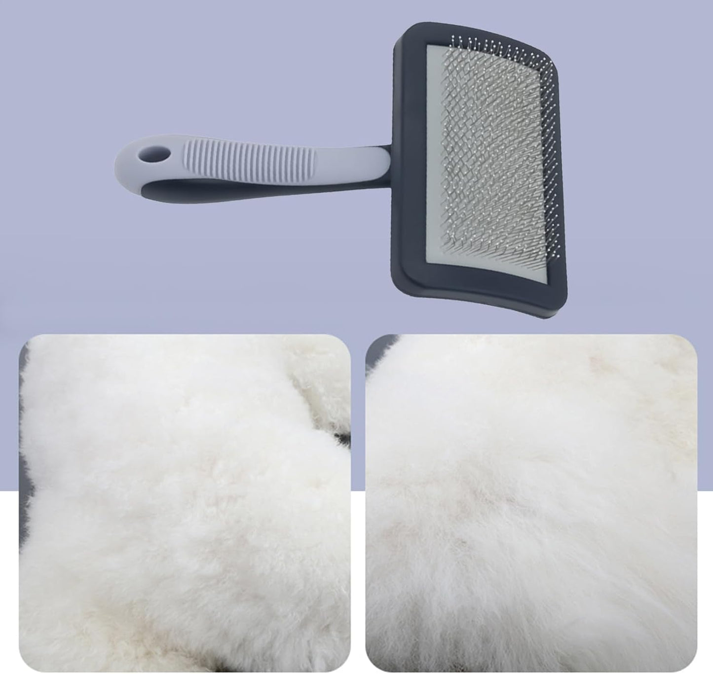 Pet Grooming Brush | Dog Brush Dematting Hair Comb,Cat Grooming Tools Dematting Comb, Massaging Undercoat Tool Cleaning Supplies for Indoor Cats Puppies