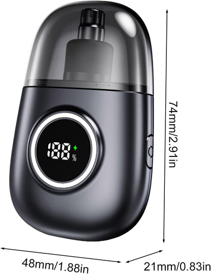 Men's Nose Hair Trimmer, Rechargeable Nasal Cutter, Compact Hair Removal Tool, Convenient Trimming Tools for Home Use and Travel-Friendly Grooming, 1.89 x 0.83 x 2.91 Inches