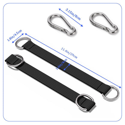 Favuit Fitness Hanging Straps, Cable Pulley Straps Weight Pulley System Gym Equipment for Workout Attachment DIY Home Gym Camping Accessories