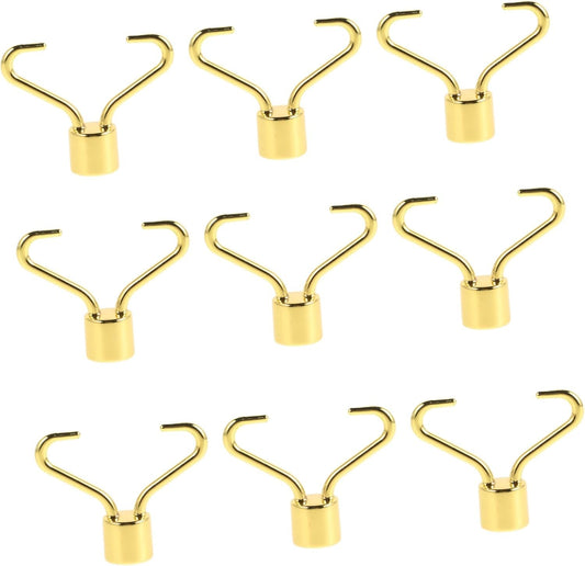 FRCOLOR 10pcs Replacement Facial Roller Handle for Beauty Massager Tools Ergonomic Design for Skincare