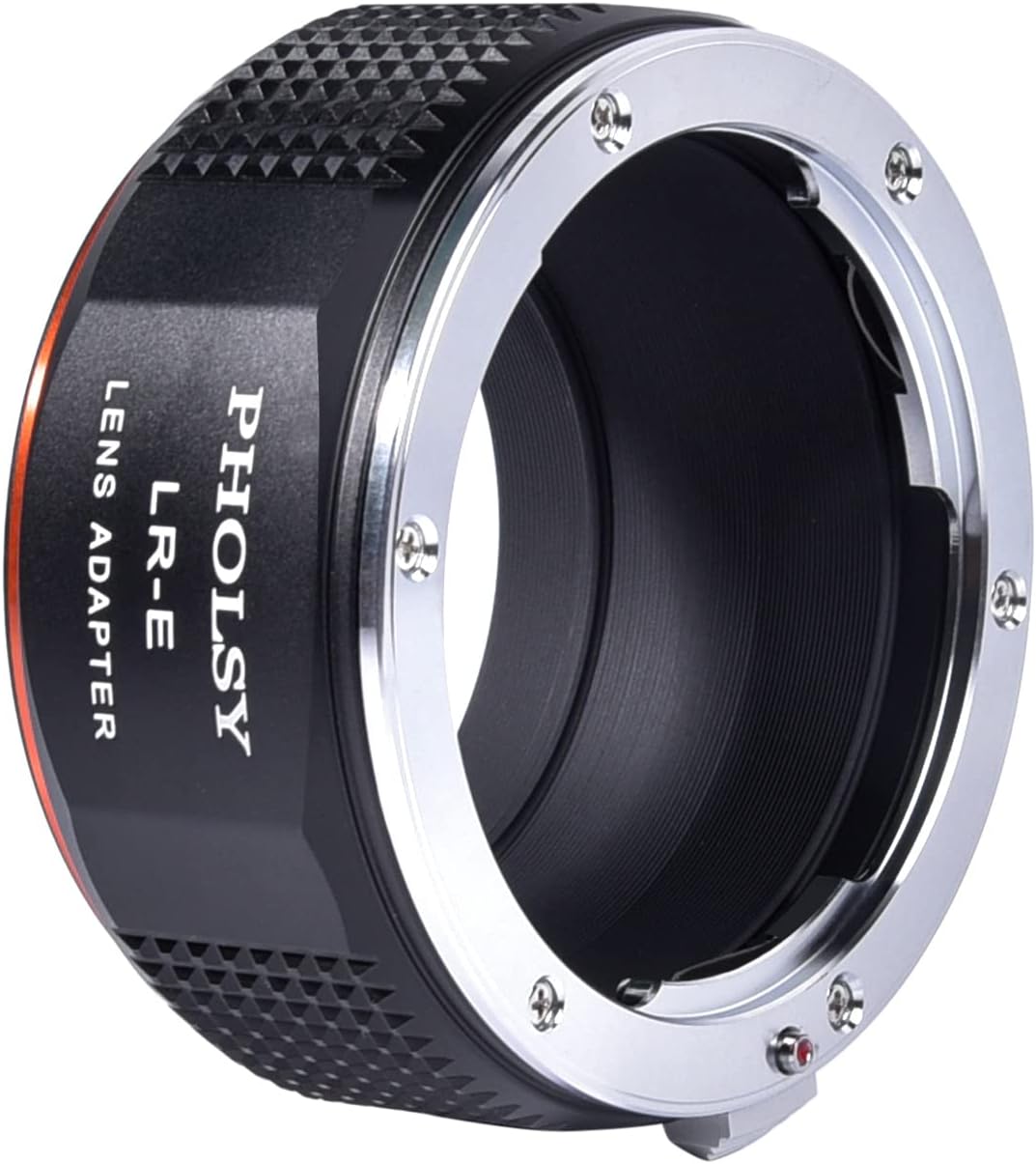 PHOLSY Leica R Lens to Camera Adapter for Sony E, a1, a9, a9-II, a7S III/II, a7R V/IV/III/II, a7 IV/III/II, a7, a7C, a6600 a6500 a6000 a3500, NEX 7/6 / 5T Series, QX1, ZV-E 10... ... ...