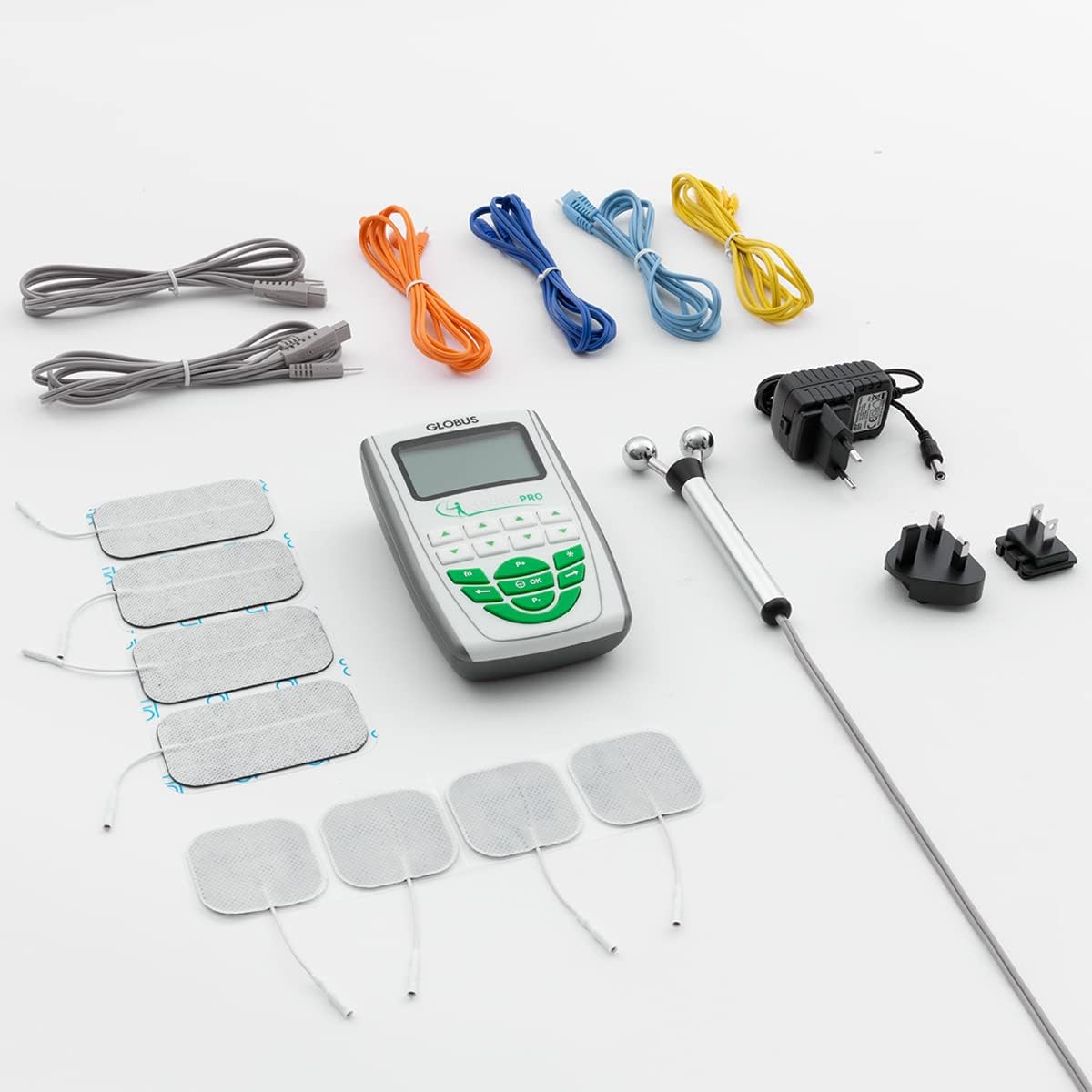 GLOBUS | Swing PRO, 4-Channel Electrostimulation, Treatment for Professional or Amateur Golfer, 400 Programs, Dredging, Sports, Beauty, Tens and Rehab