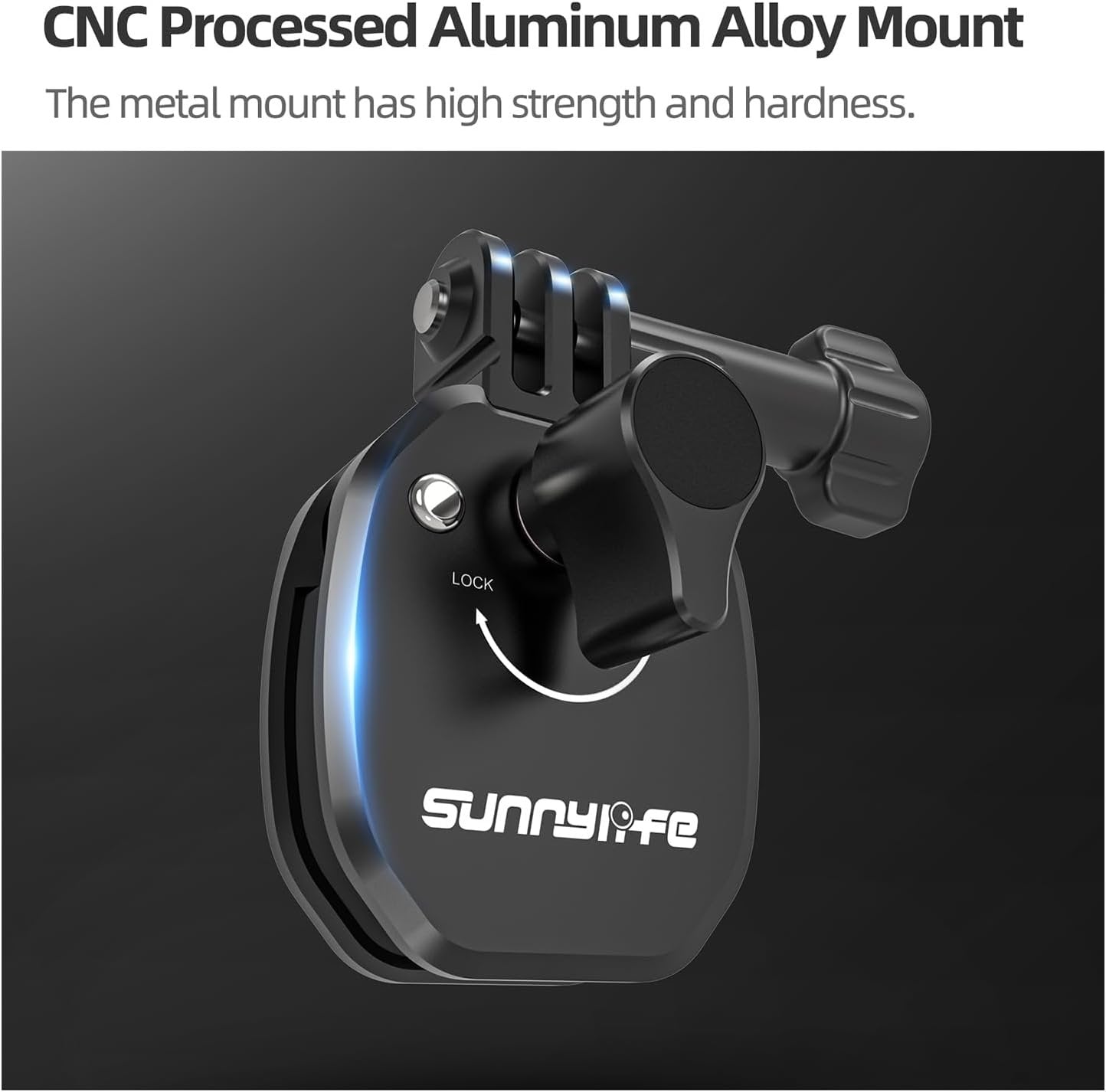 Motorcycle Windshield Mount for Gopro Hero 12 11 10 9, for Insta 360 Motorcycle Mount, Aluminum Alloy Windshield Camera Clip Compatible with Insta360 X5 X4 X3