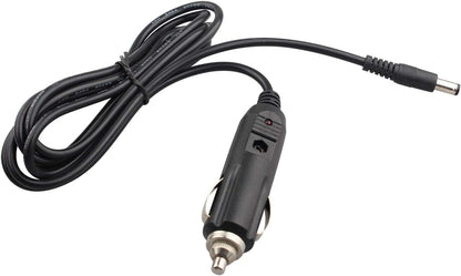 Futheda 12 V Car Cigarette Lighter Male Power Adapter Extension Cable to DC 2.1 mm Plug for Car Rearview Monitor CCTV or Motor Device
