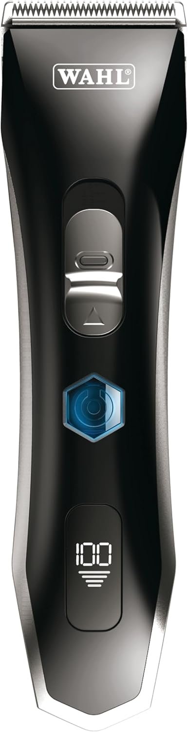 Wahl Pro Animal Smart Clip - Effortless at-Home Grooming - Cordless Clipper with LCD Screen - Rechargeable Battery - Supports Adjustable Cutting Length - Quiet Grooming Tool