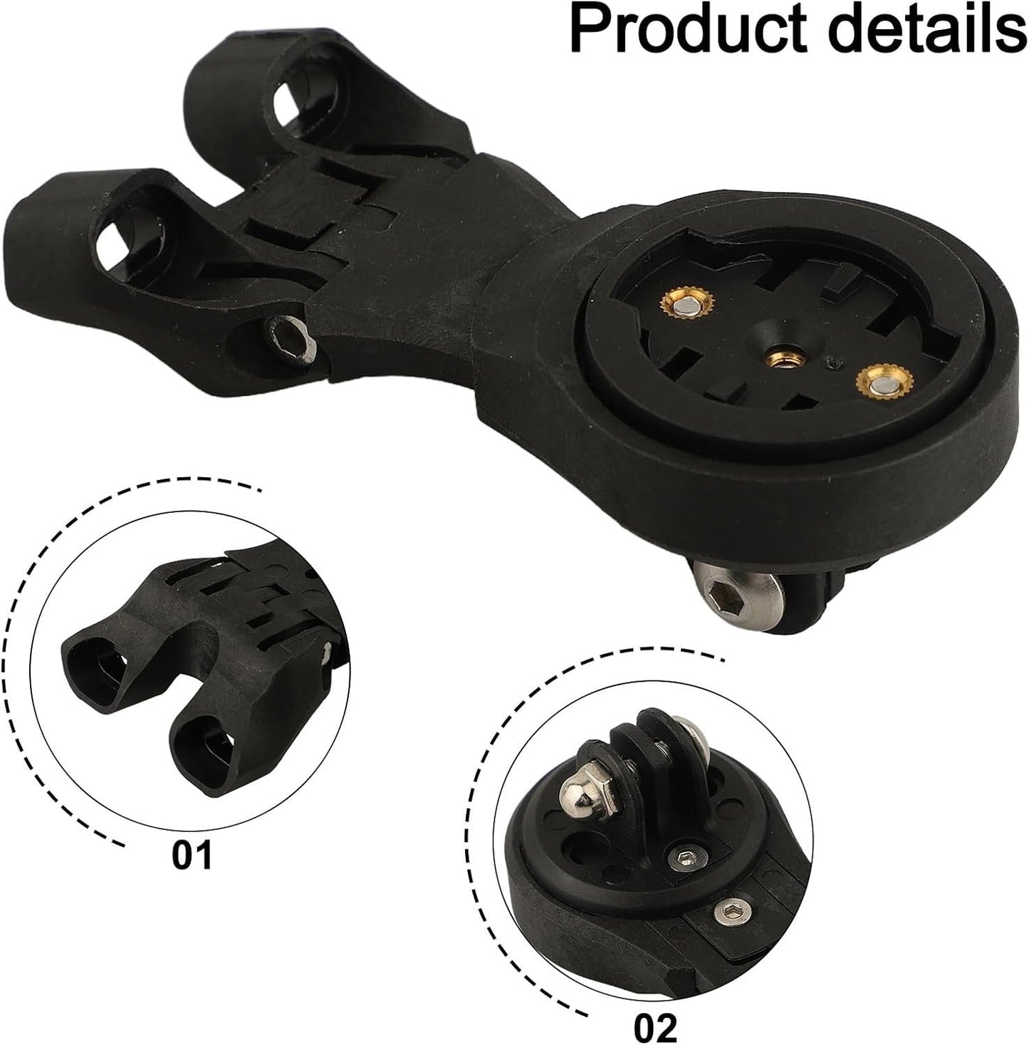 Adjustable Bike Handlebar Mount for GPS for Garmin, Wahoo, Giant and Bike Computer
