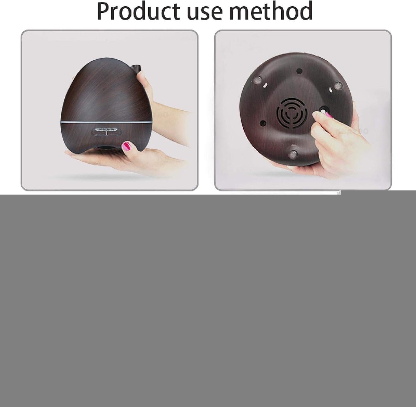 300Ml Remote Control Electric Air Purifier Humidifier Aromatherapy Essential Oil Diffuser with 7 Colors Led K-H59Byk