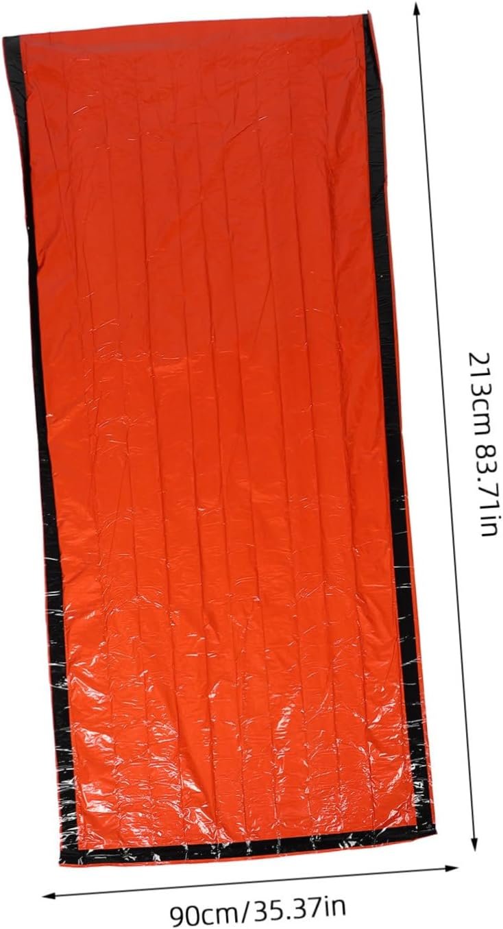 MOBUTOFU Lightweight Portable Sleeping Thermal Survival Warm Camping Tent Bivy Sack Blanket for Outdoor