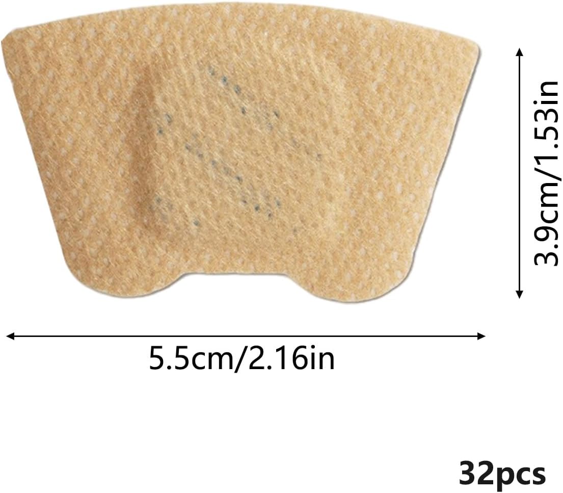 Toenail Repair Patches, 32 Pieces Breathable Nighttime Nail Stickers, Crack and Discoloration Foot Care Pedicure Solution, Ideal for Men, Women, Athletes, Home Use 2.16 Inch