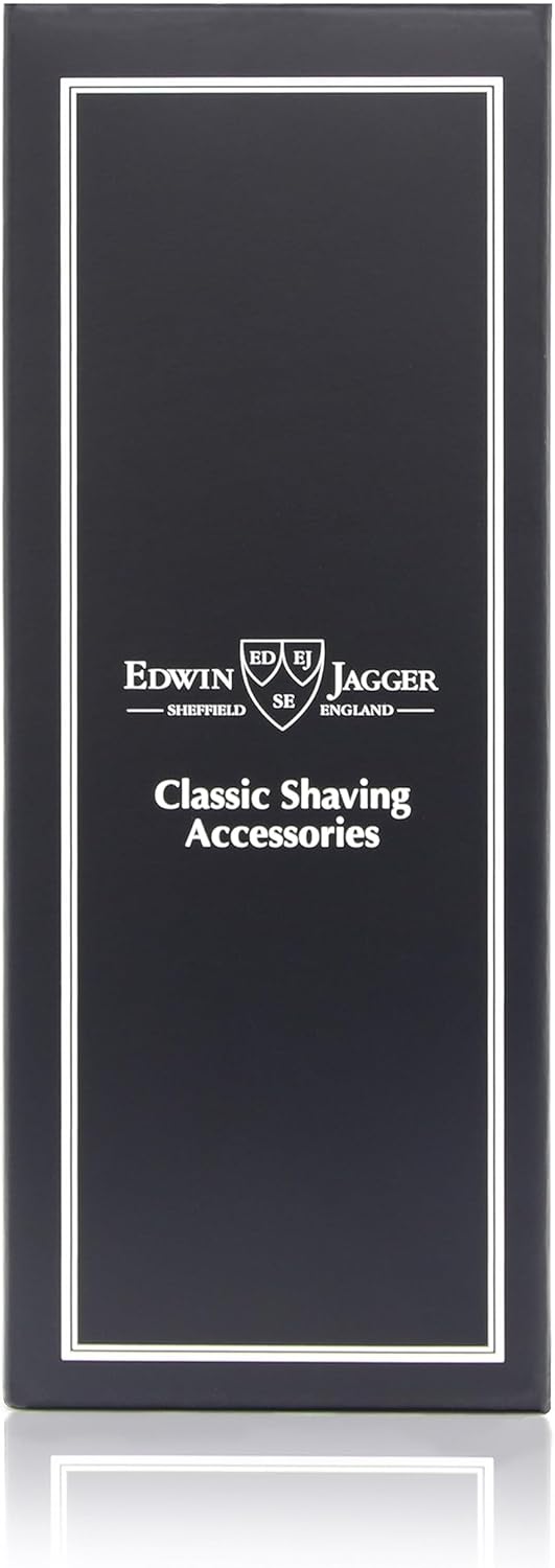 Edwin Jagger Double Edge Safety Razor, Heather, Long Handle, 5 blades